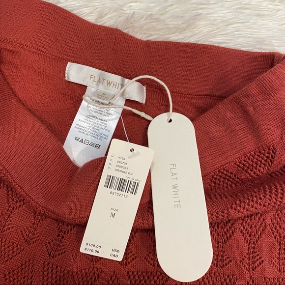 NEW Anthropologie Pointelle High Rise Wide Leg Stretch Knit Lounge Pants Crochet - Picture 7 of 16